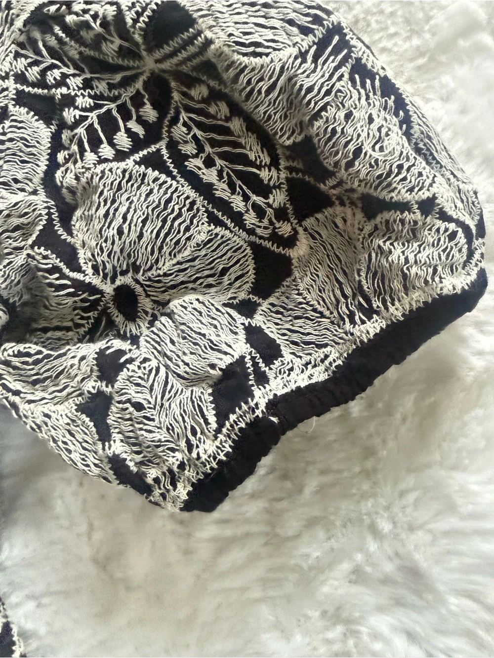 Anthropologie 22” embroidery