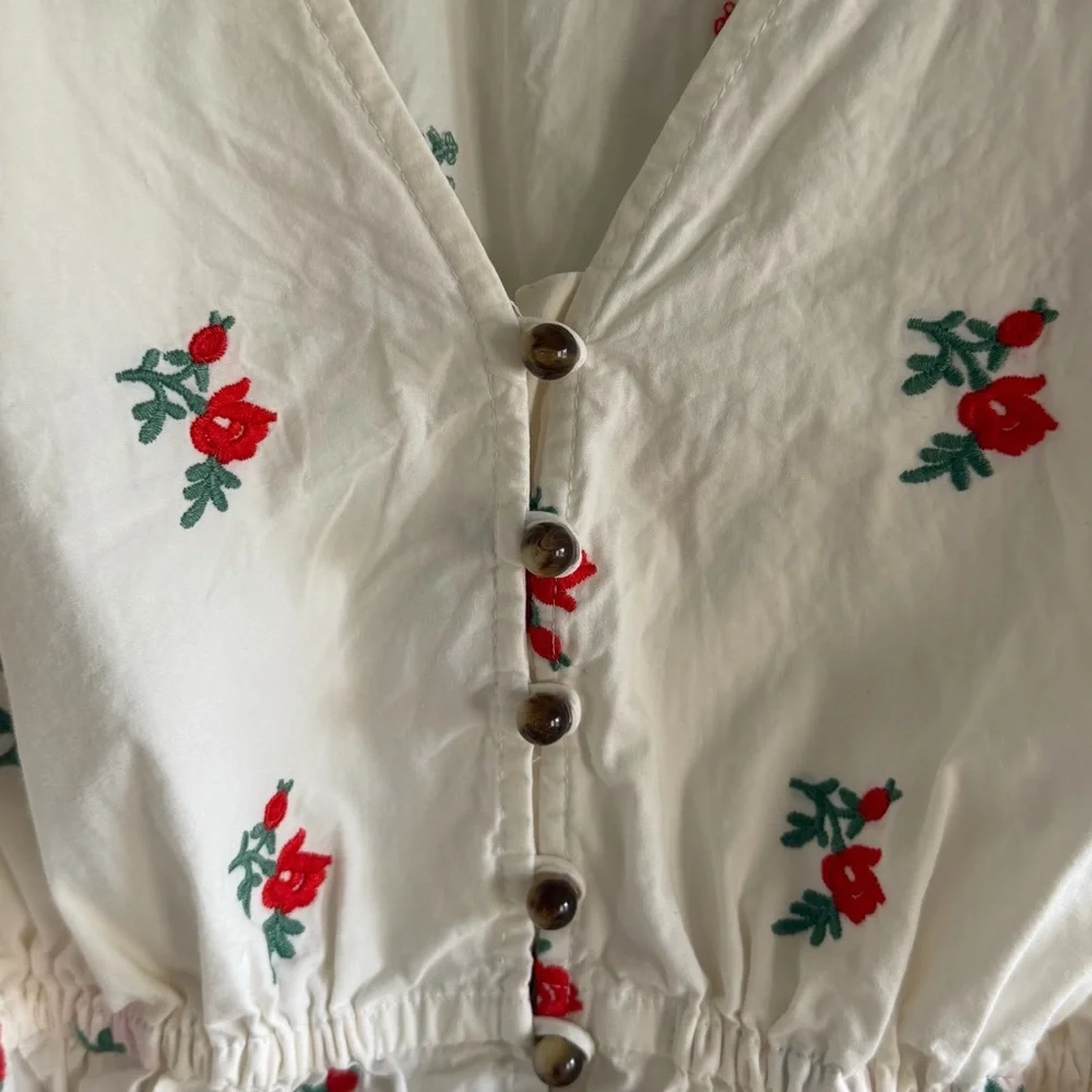 Anthropologie self buttons flattering