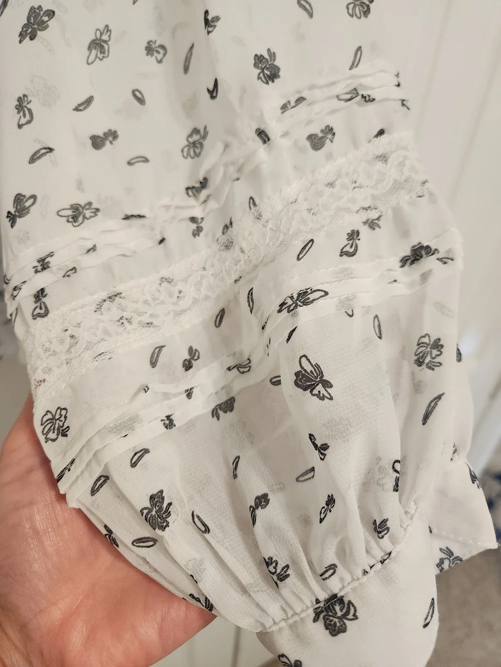 Zara sheer cottagecore