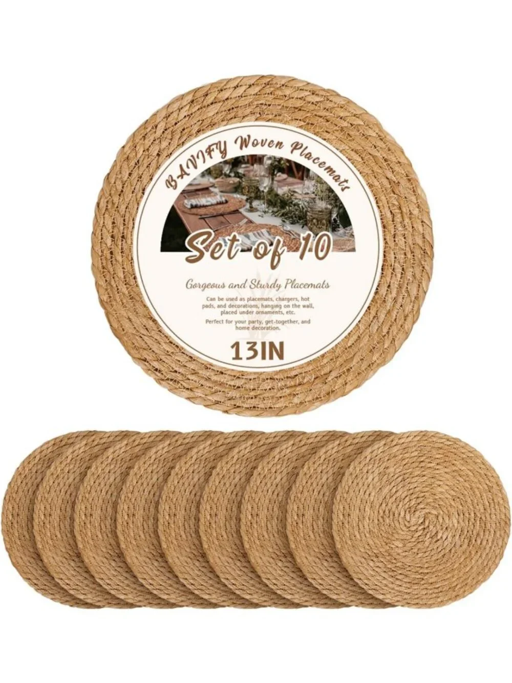 Set of 10 Boho Rustic 13