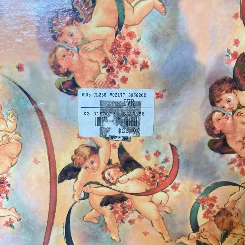 Vintage angel print