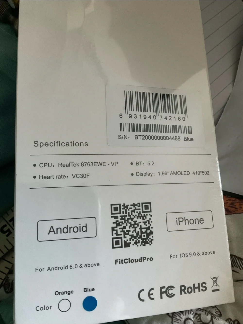 Oukitel original bluetooth oxygen