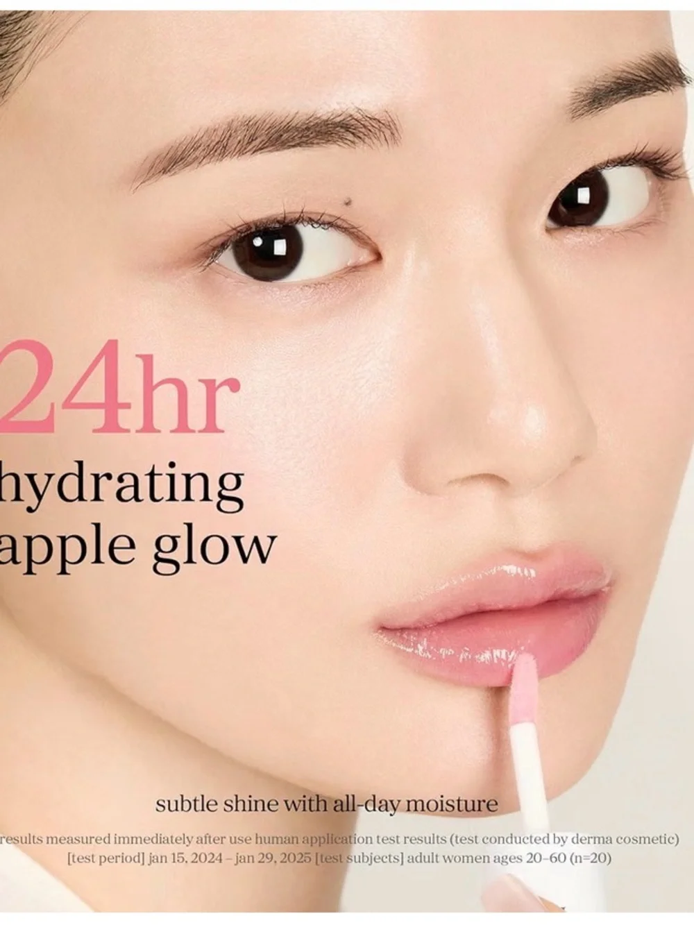 On brand lip finish applepeony