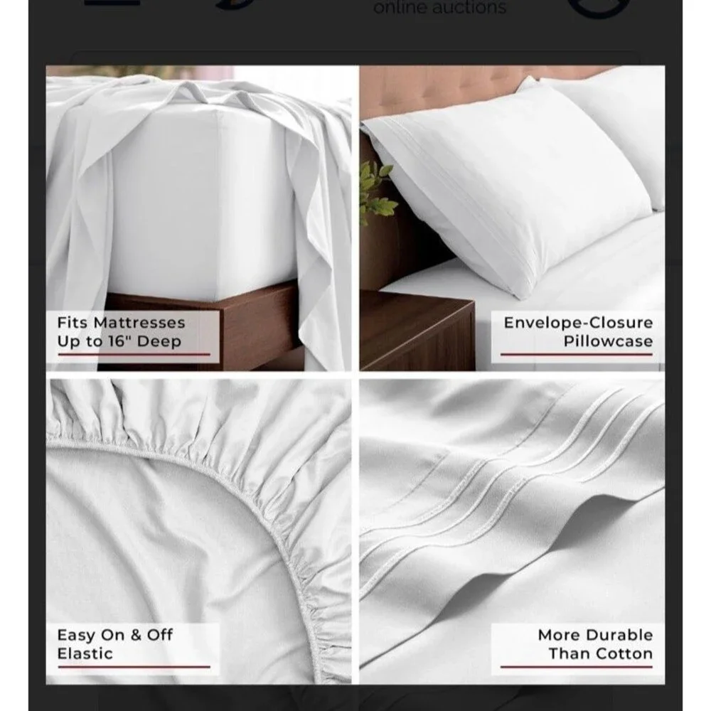 Mellanni king sheets
