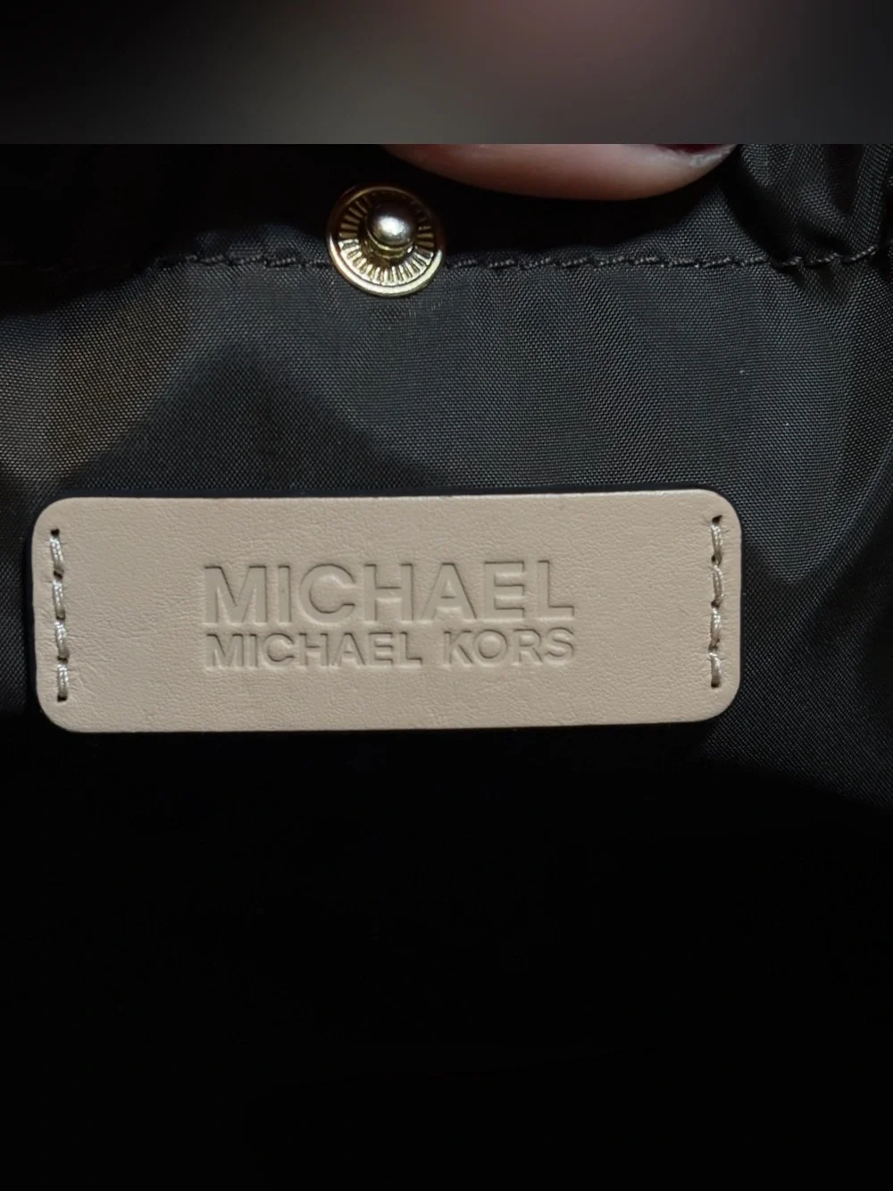 MICHAEL Michael Kors monogram pad tan