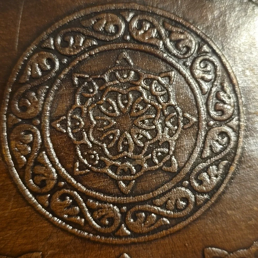 EARTHBOUND brown embossed