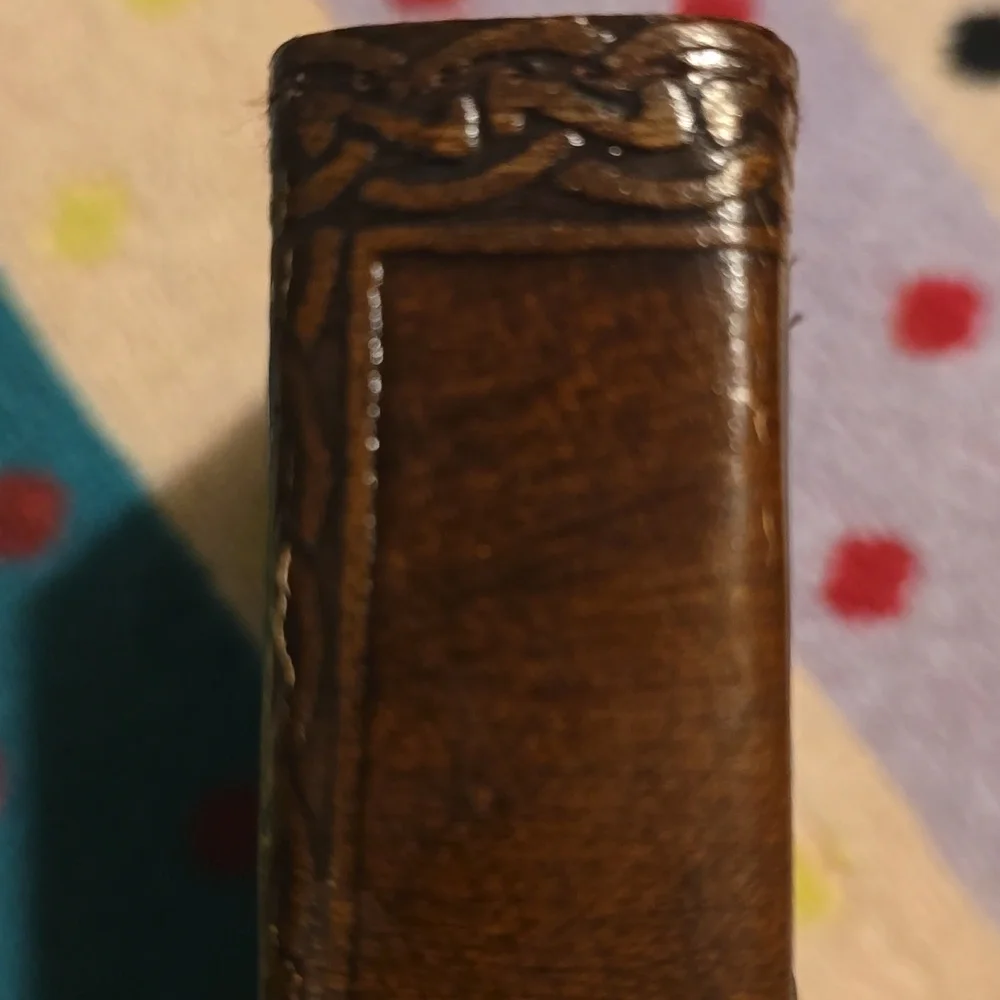 EARTHBOUND brown embossed