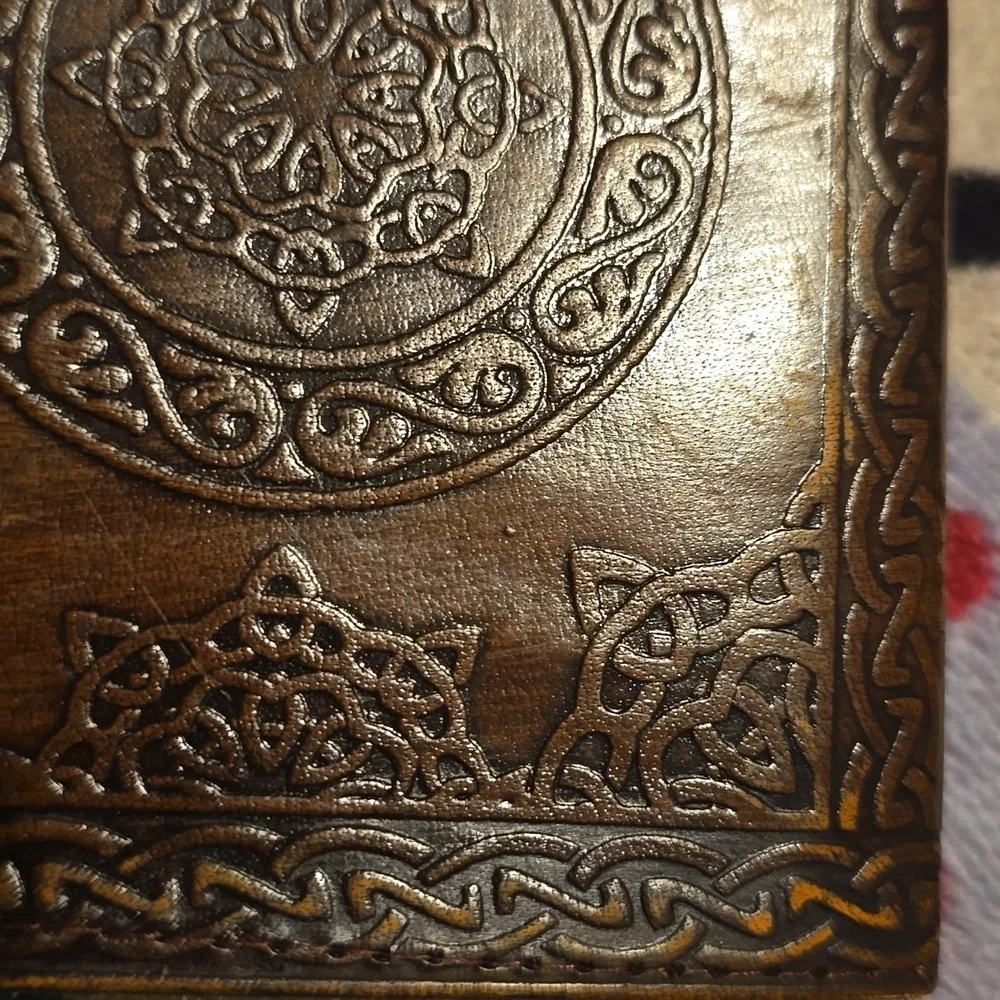 EARTHBOUND brown embossed