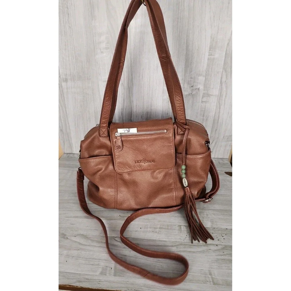 Lily Jade Danielle Leather Lifestyle Diaper Bag