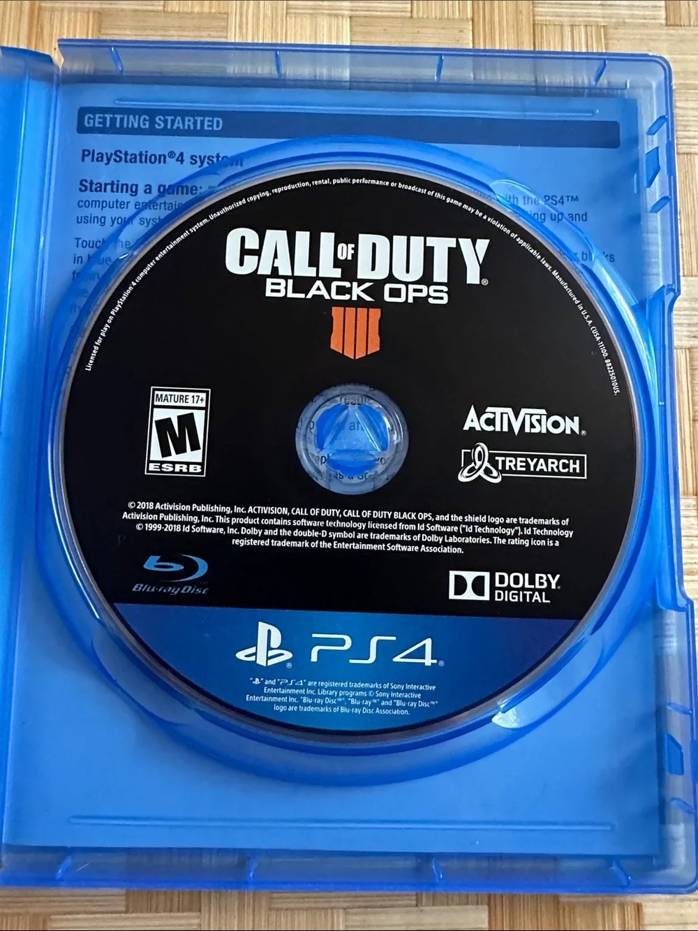 PS4 gameplay recognition
