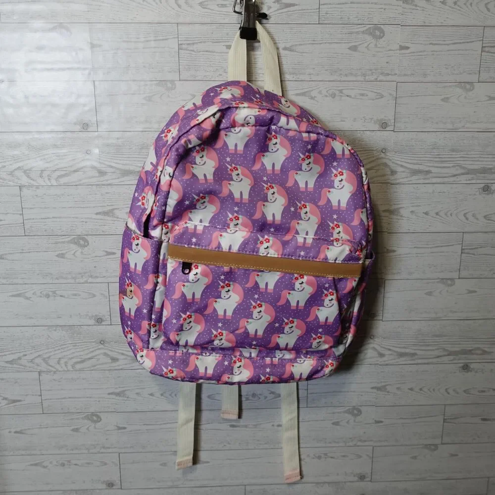 Kids Unicorn backpack purple color 15