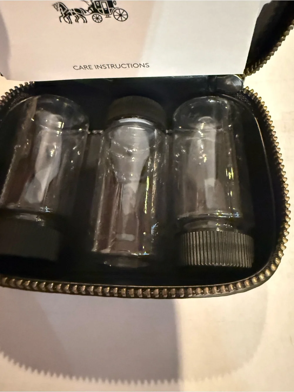 Coach designed zipper