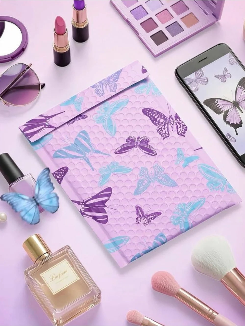None glossy purple pattern