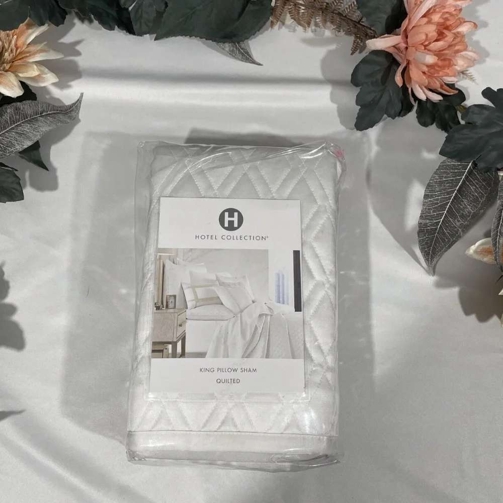 NIB $135 [ 1 King ] Quilted‎ Pillow Sham for Hotel Collection Intersect