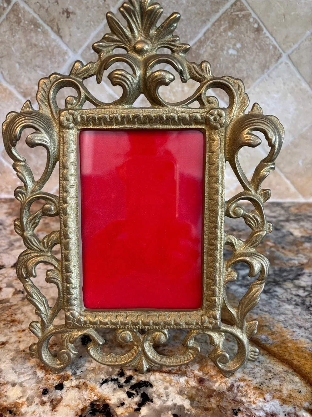 Ornate Gold Tabletop Picture Frame -#2