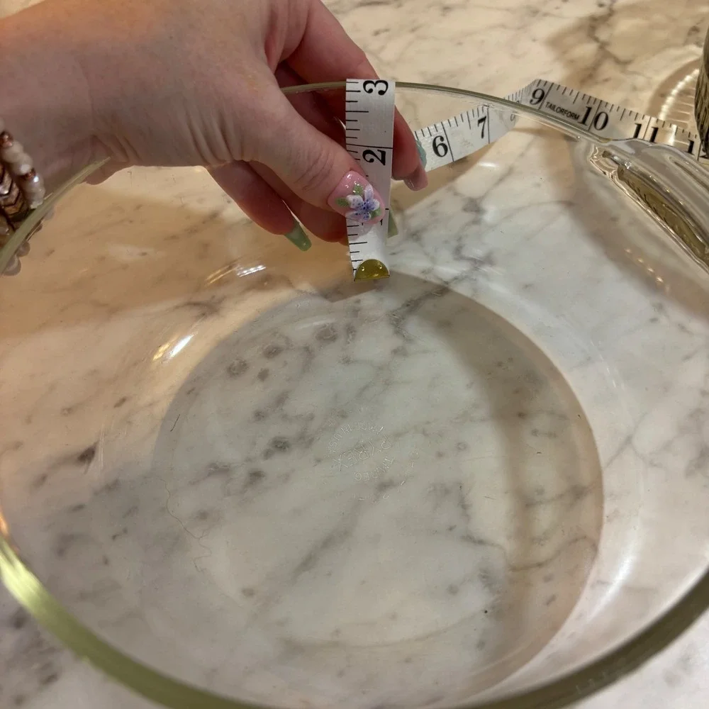 Pyrex vintage clear