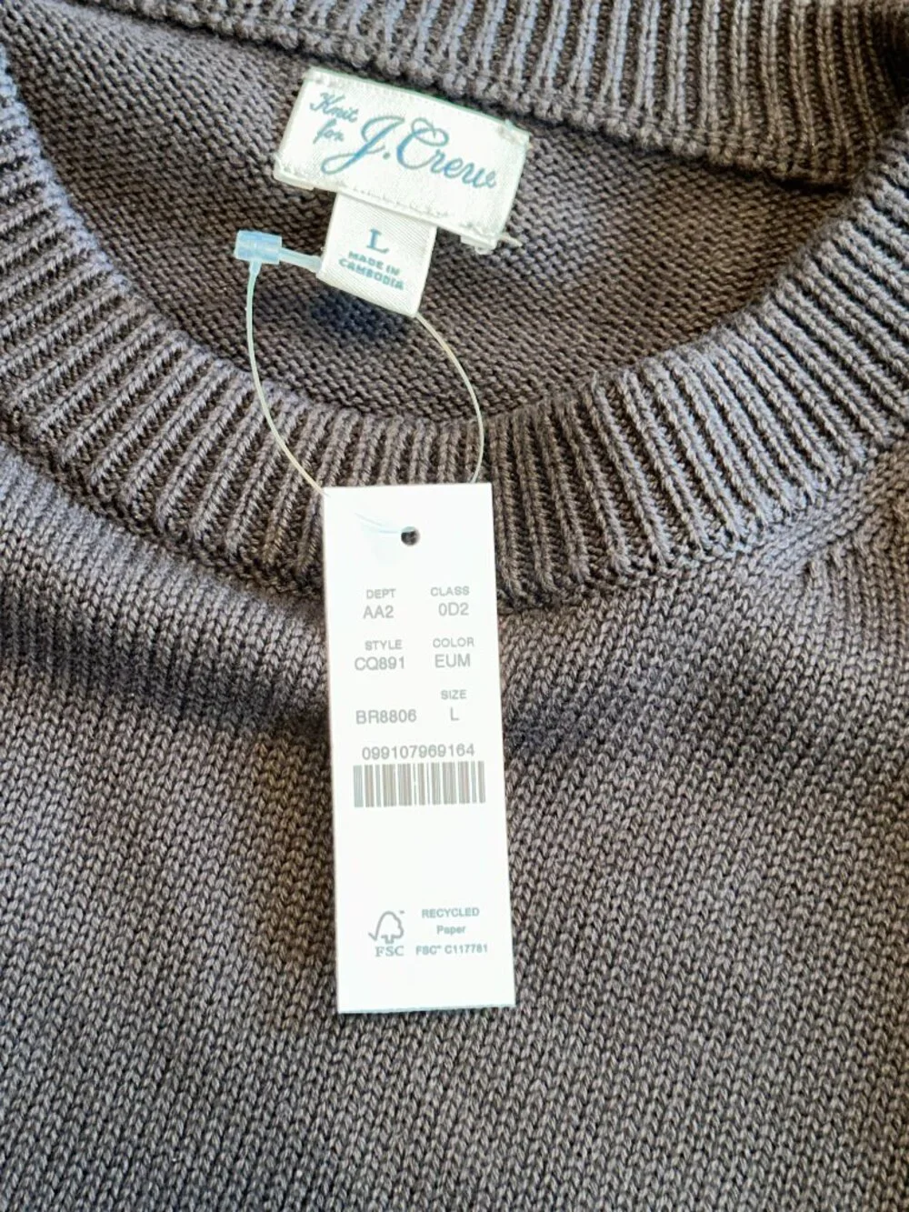 J. Crew crew cotton