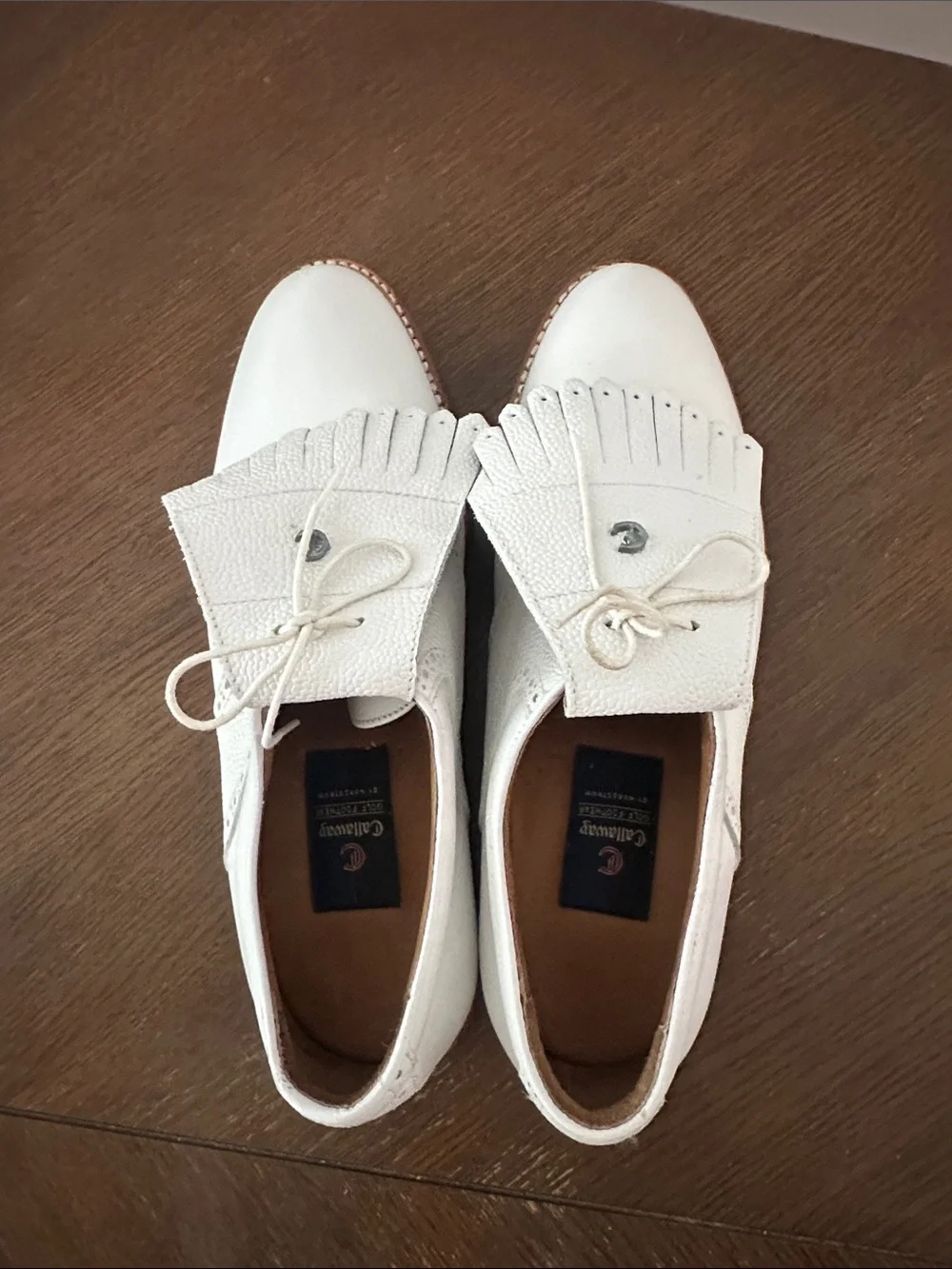 Callaway white leather