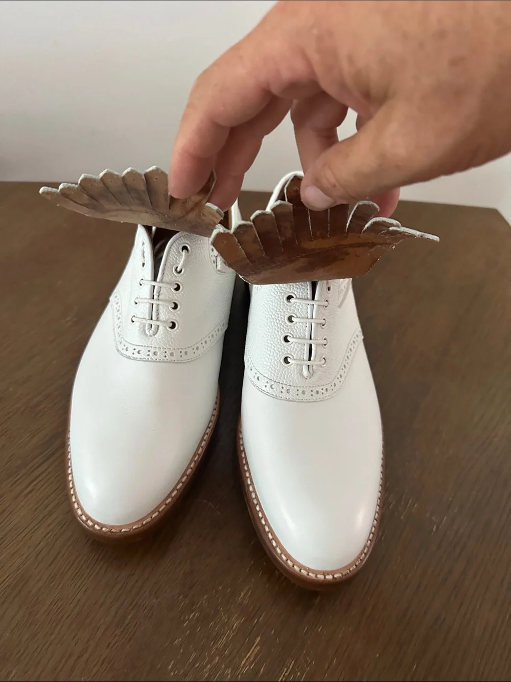 Callaway white leather