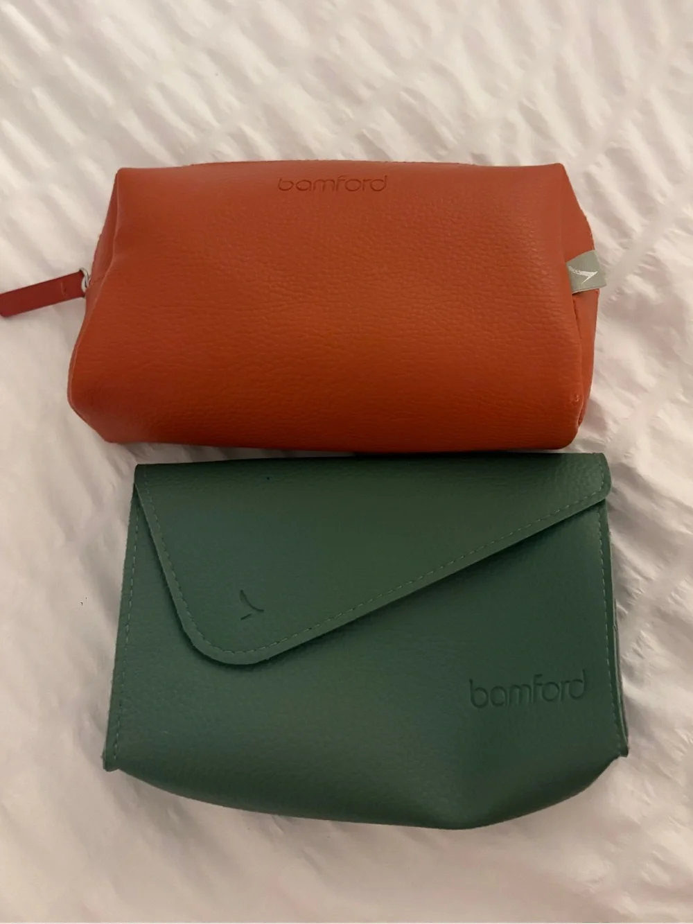 Leather Toiletry Pouch Set