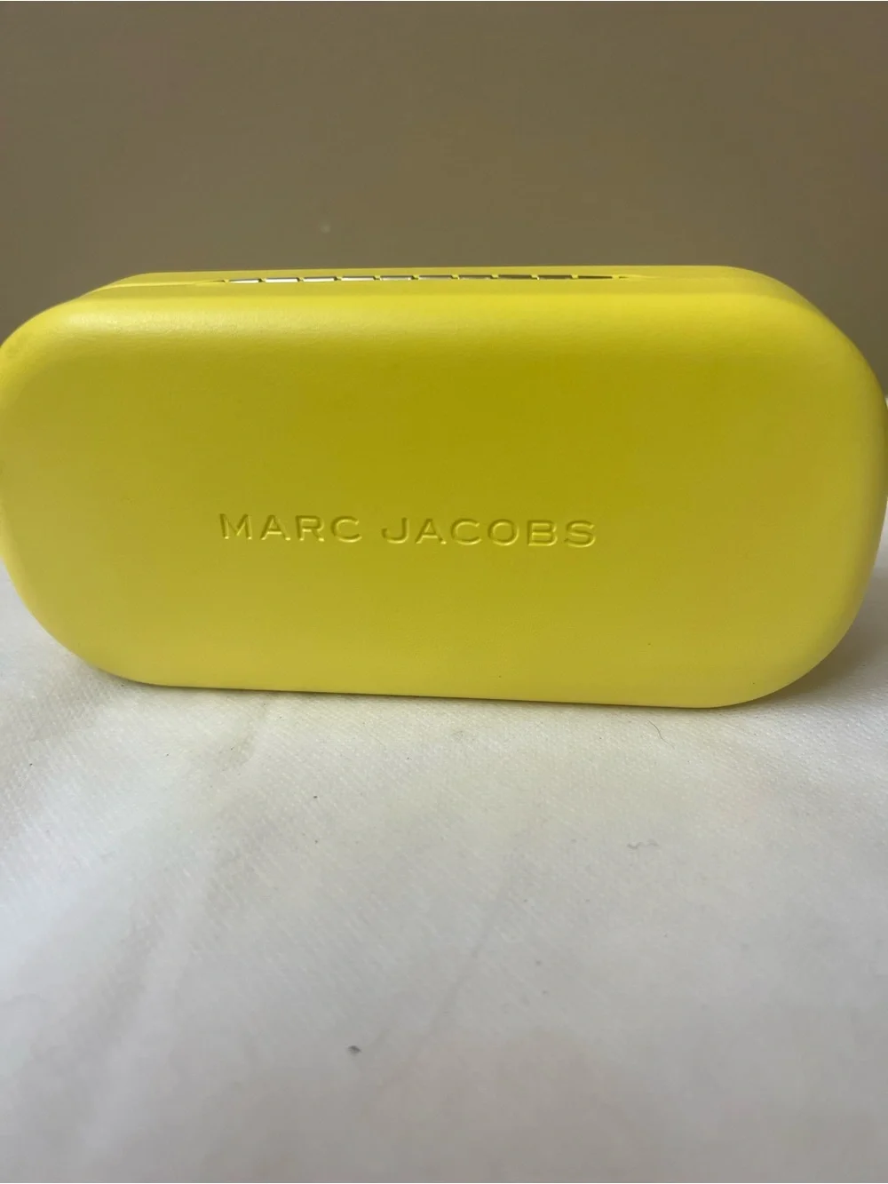 Marc Jacobs Yellow Hard Sunglasses Case NWOT