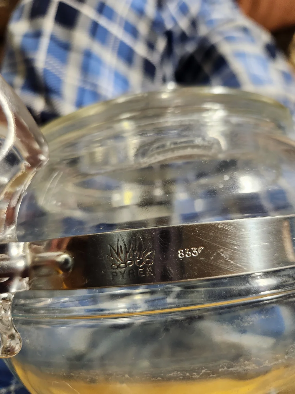 Pyrex clear glass
