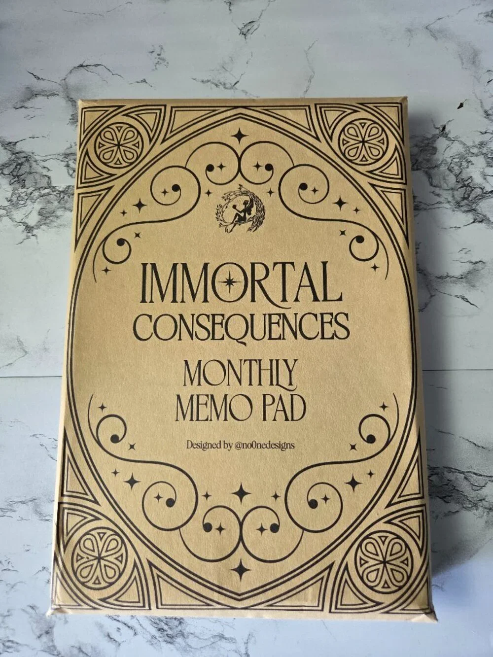 Fairyloot Immortal Consequences Inspired Monthly Memo Pad
