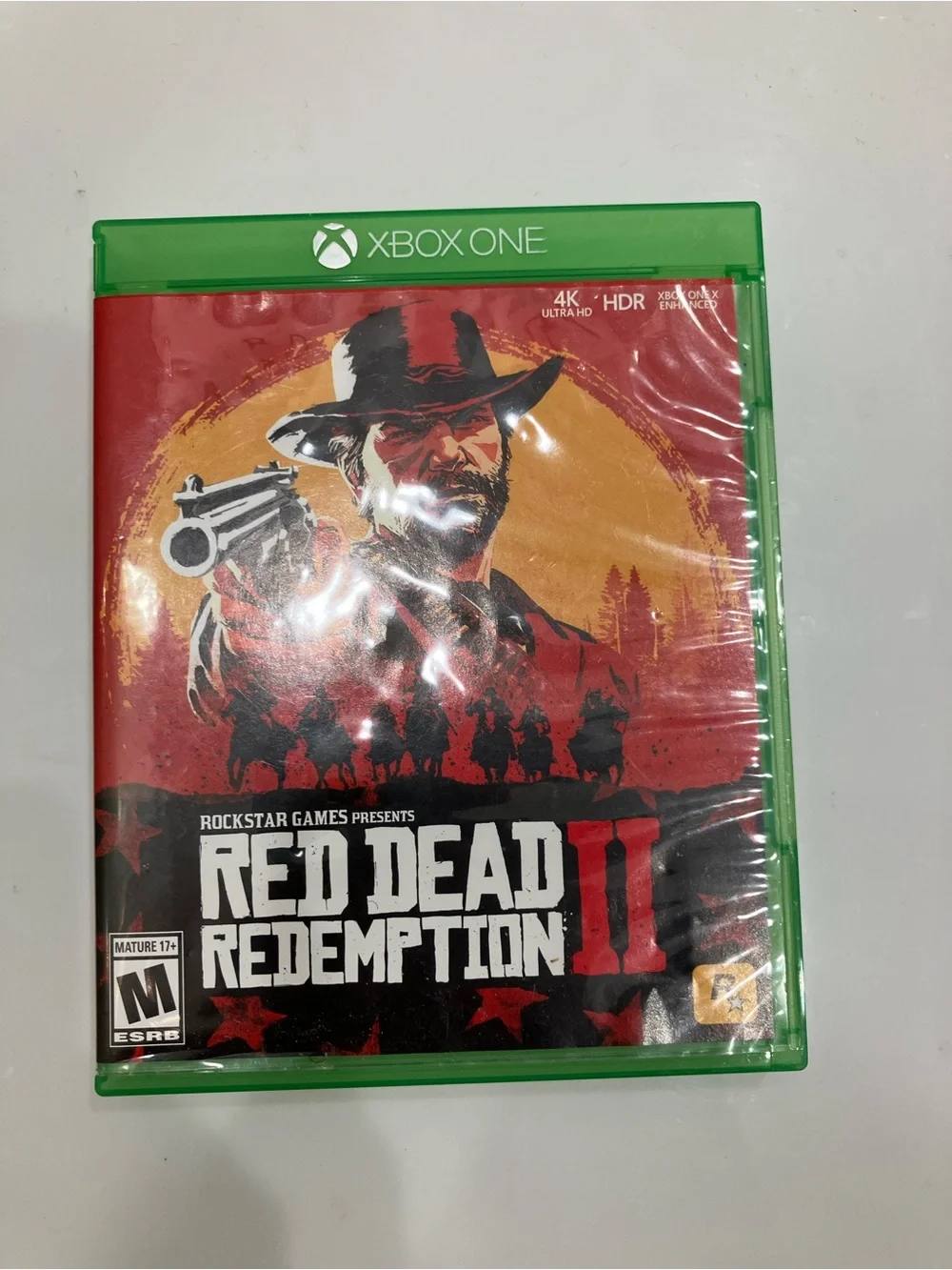 Red Dead Redemption II (Xbox One) - Red and Black Cover
