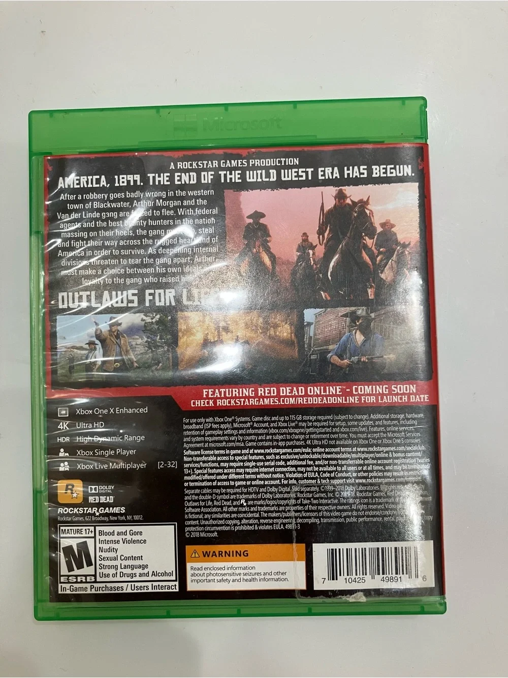 Rockstar Games experience award