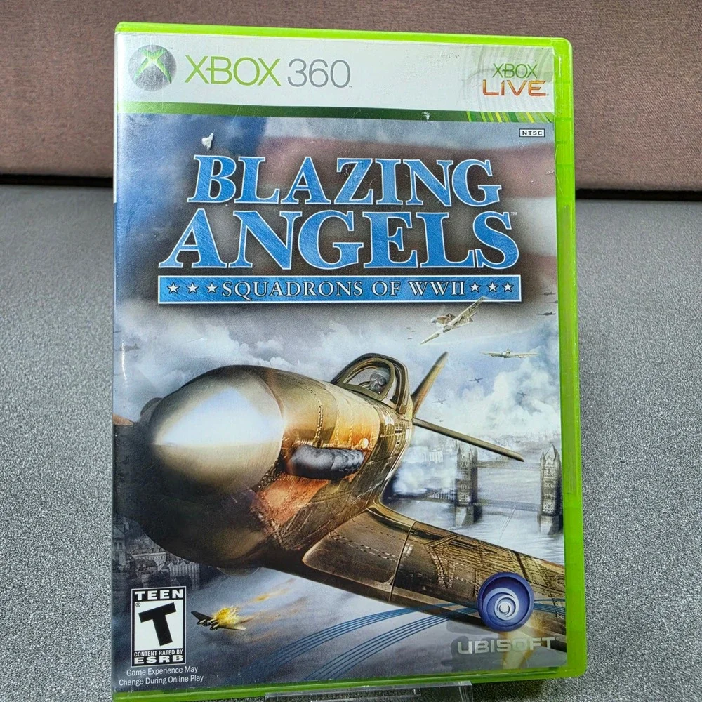 Blazing Angels Squadrons of WWII Xbox‎ 360 NTSC Good Manual Included