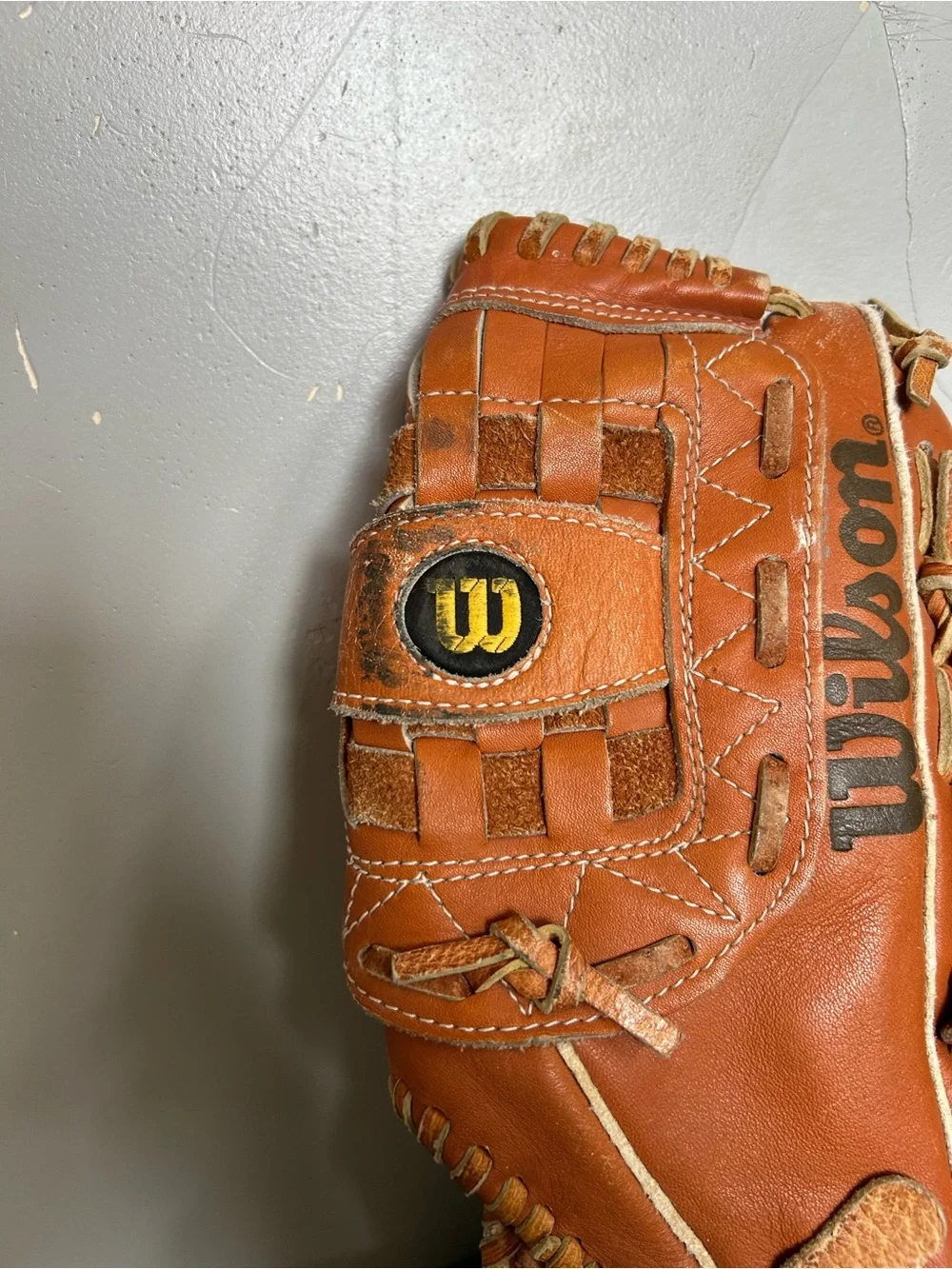 Wilson leather baseball