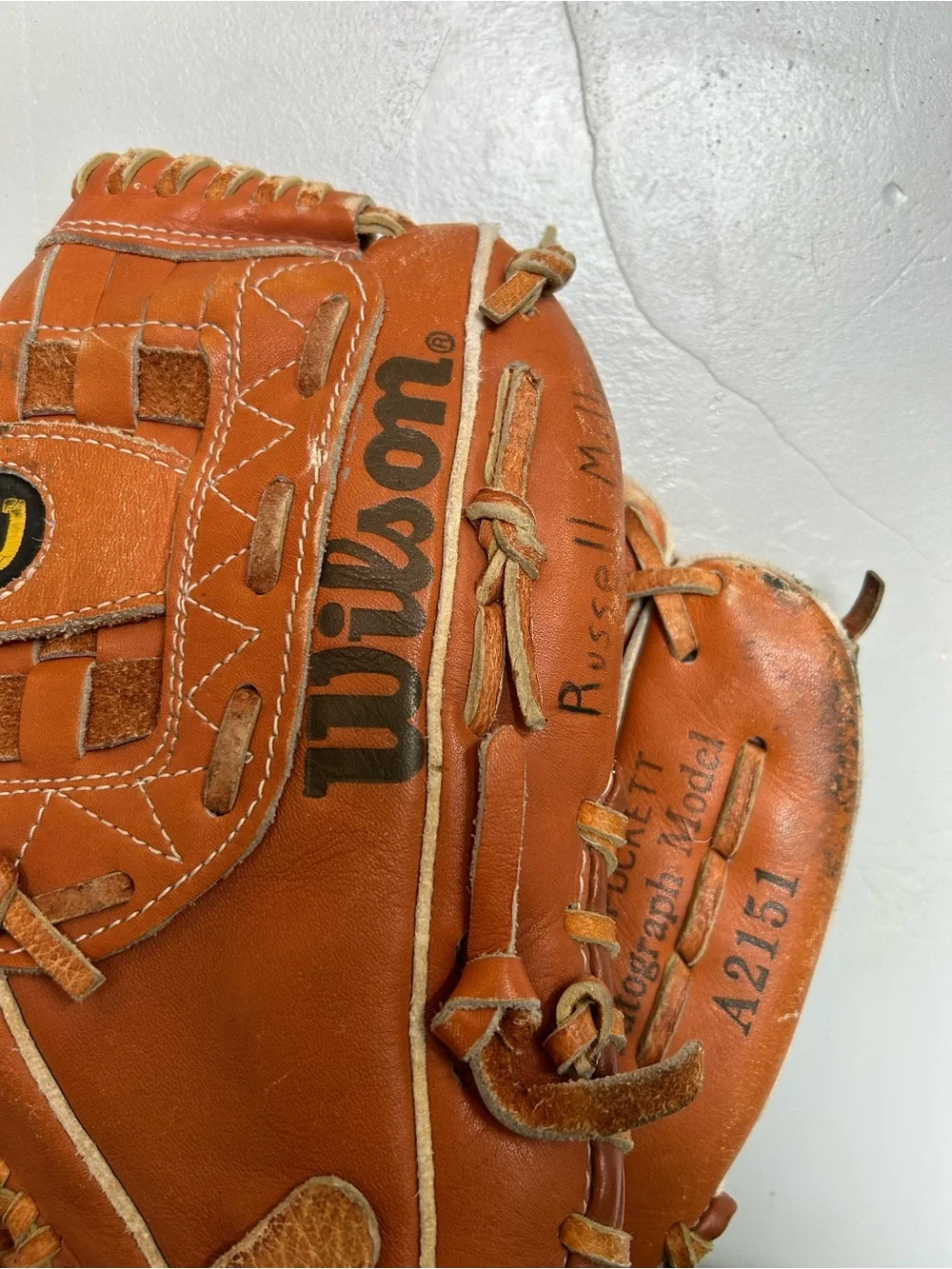 Wilson leather baseball