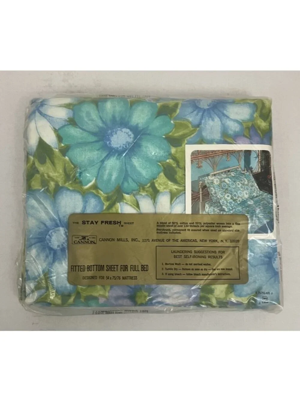 CANNON fits floral blue