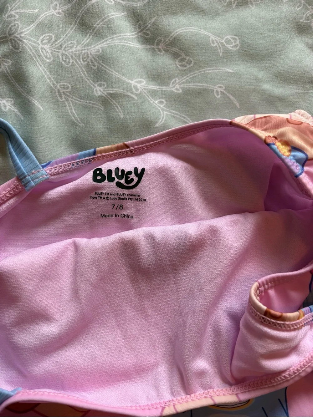 Bluey comfortable secure