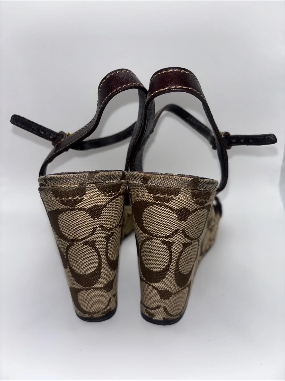 Coach wedge sandals