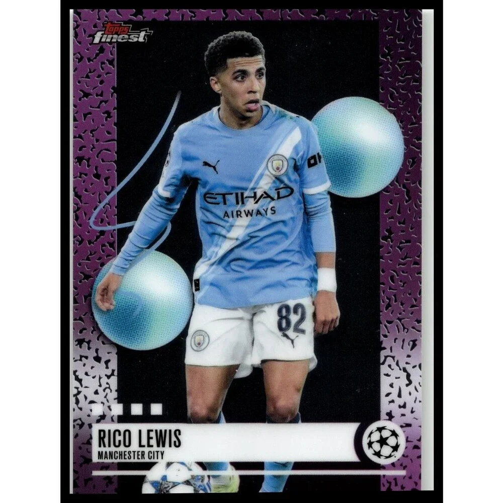 2025-26 Finest UEFA Rico Lewis #359 Manchester City Uncommon