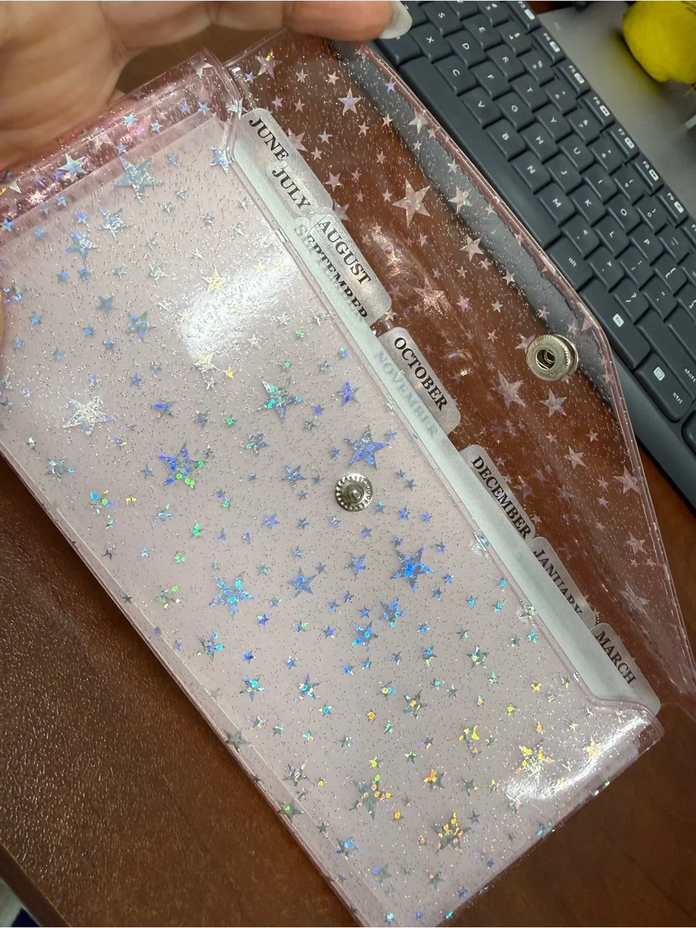 N/A shimmering pink