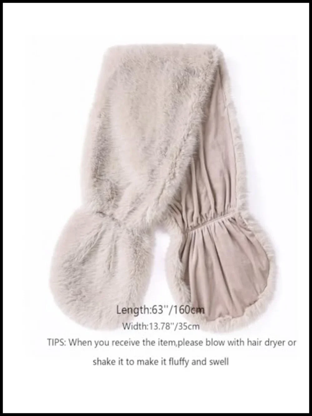 N/A luxurious faux