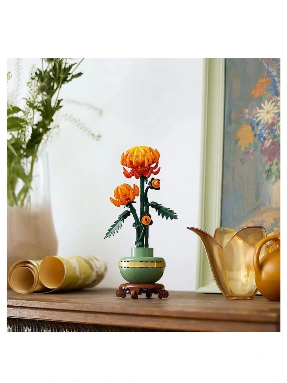 Lego gold potted