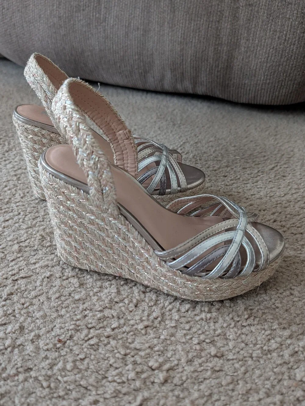 MIA Anjalii Sandals in Metallic Silver - Women
