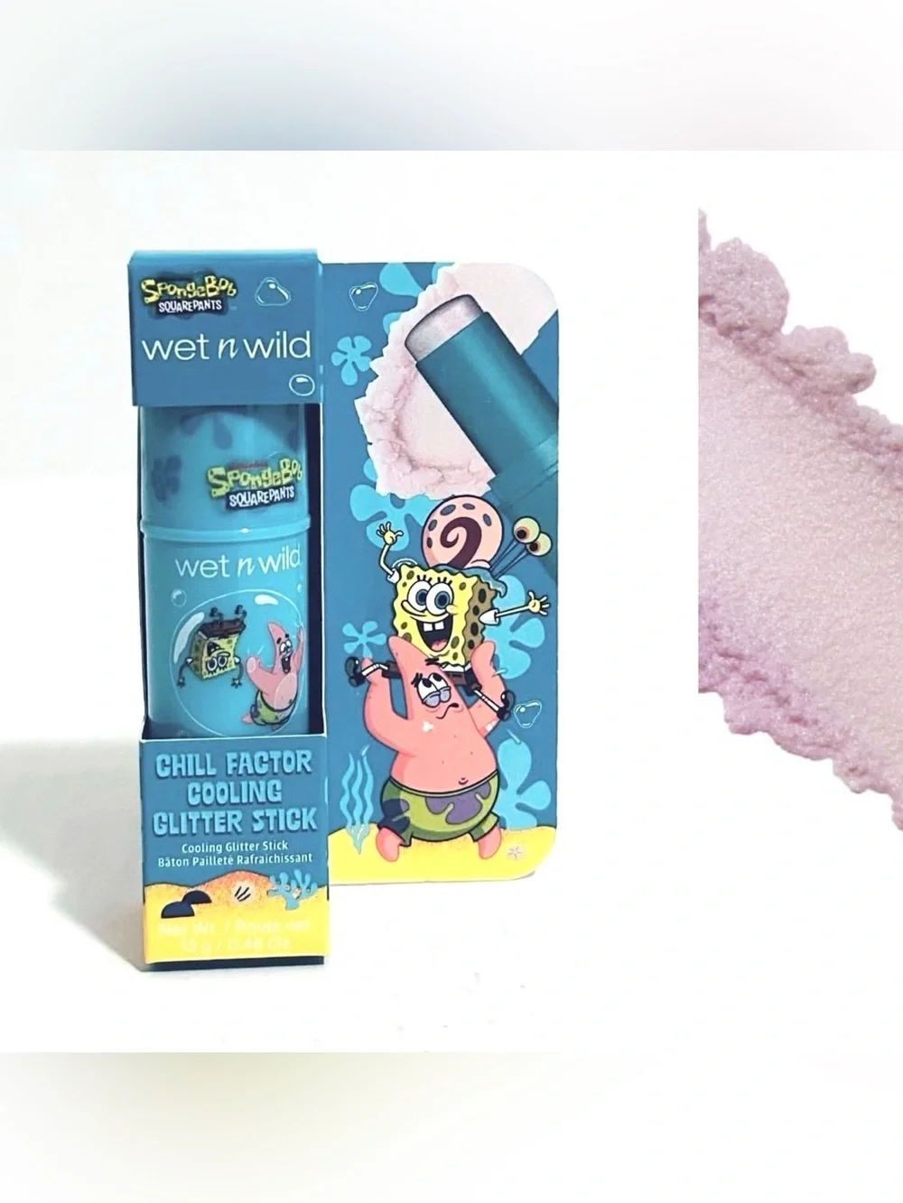 Wet n Wild SpongeBob Chill Factor Cooling Glitter Stick Eye Cream