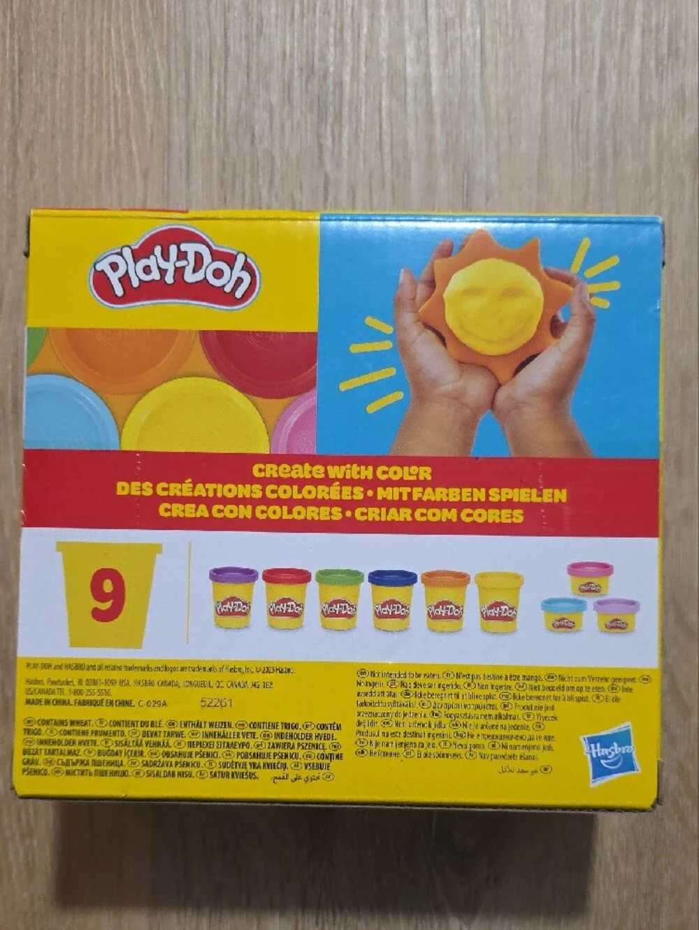 Play-Doh includes multiple