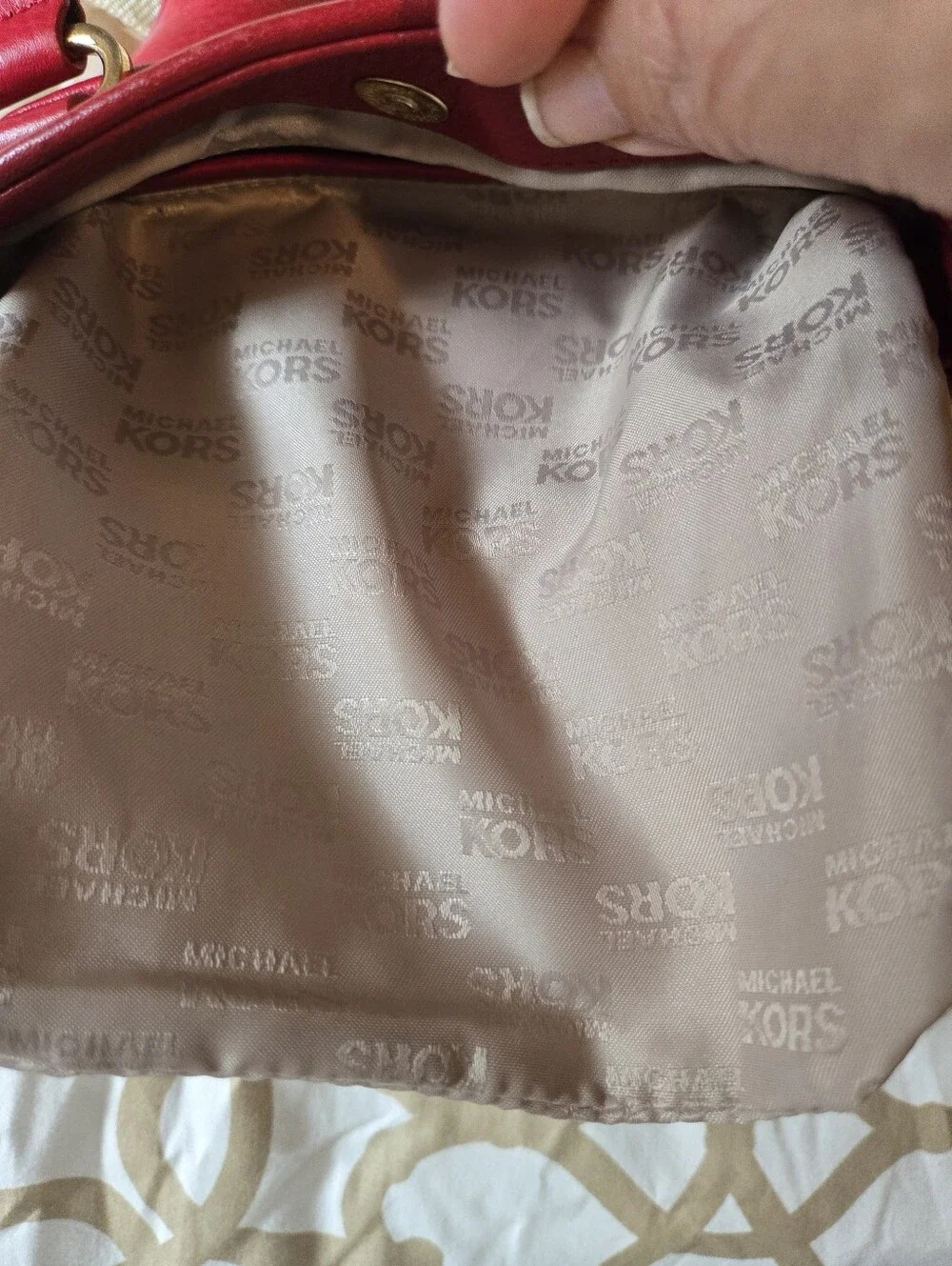 Michael Kors round hardware fulton