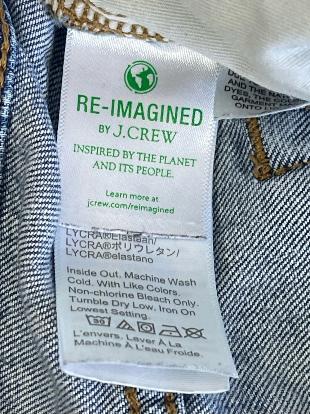 J. Crew 16” light free