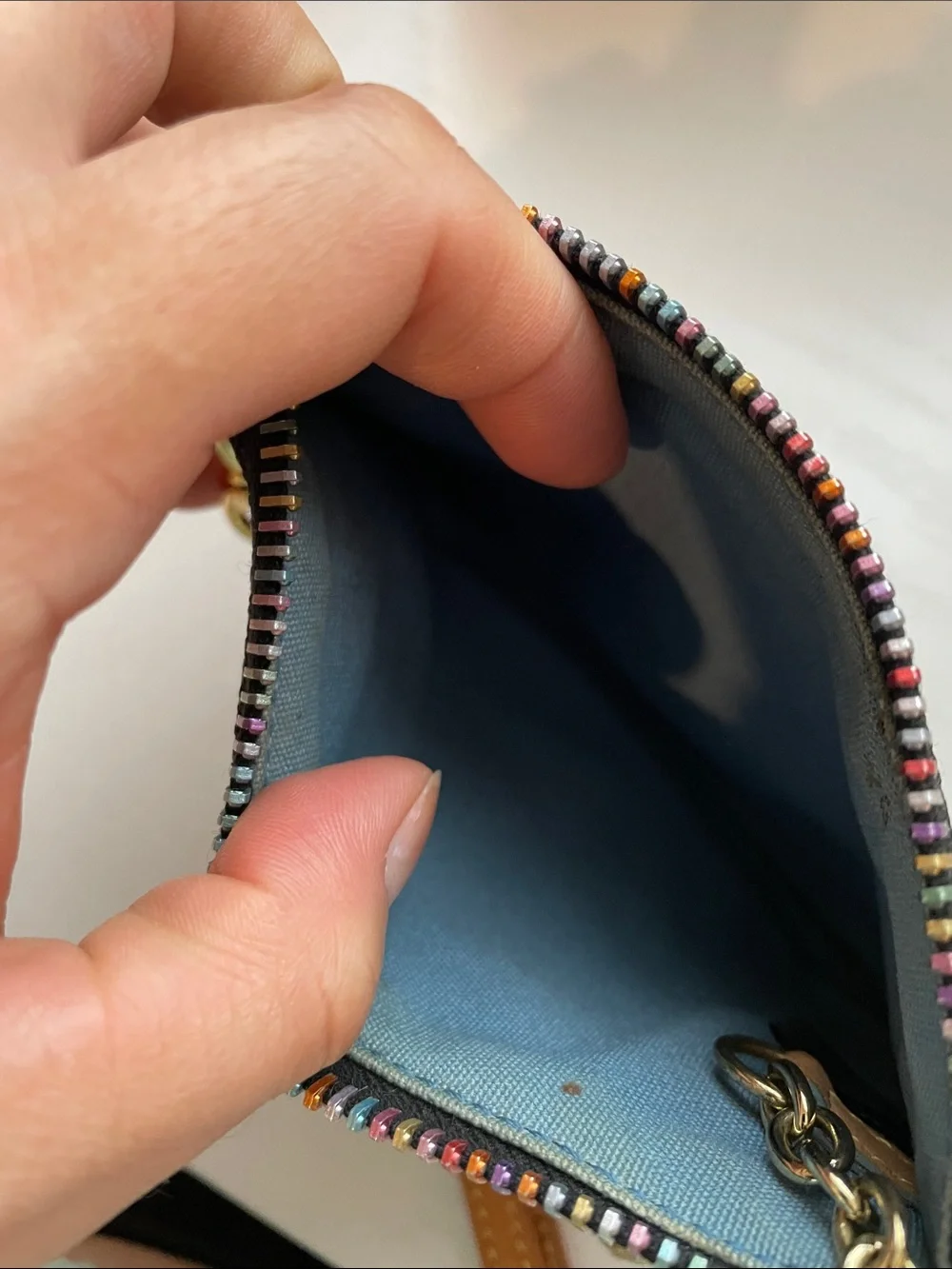 Dooney & Bourke stitching contrast
