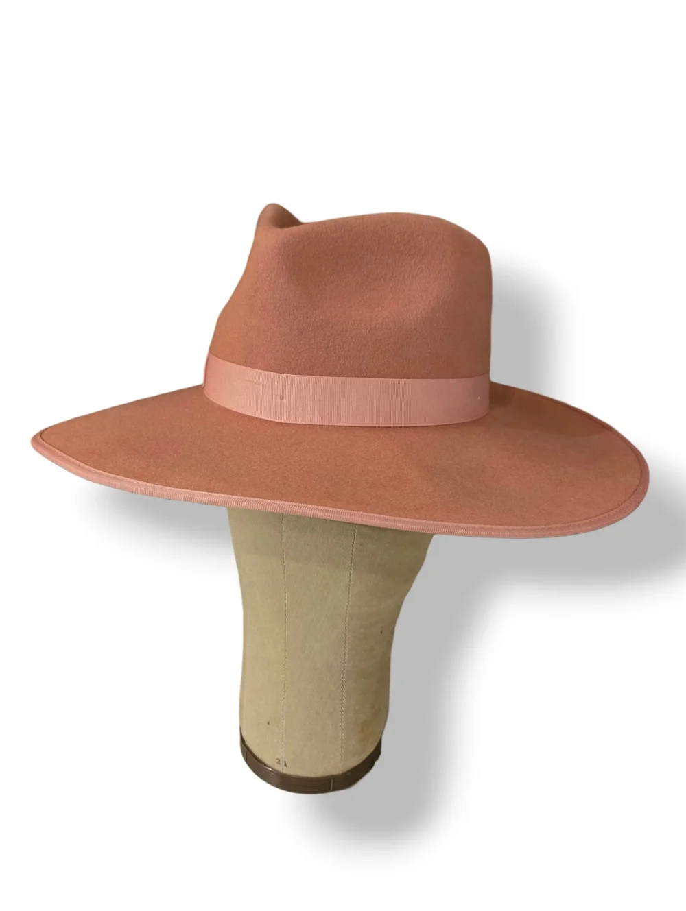 Lack Of Color Pink wool Rancher Hat Womens S/55cm/21.75