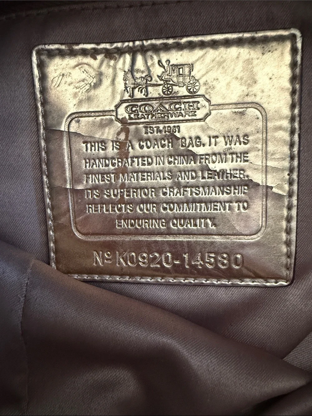 Coach shoulder bag
