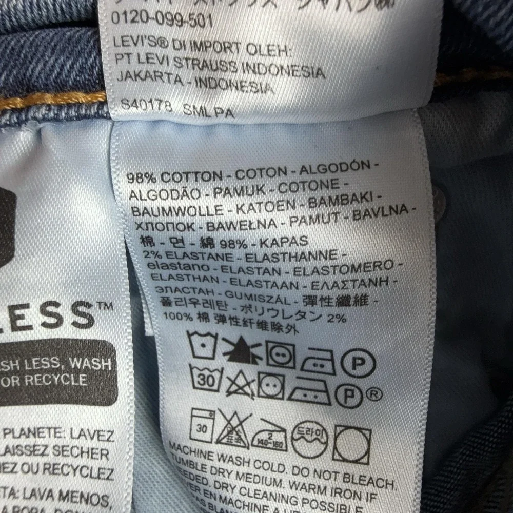 Levis button styling whiskering