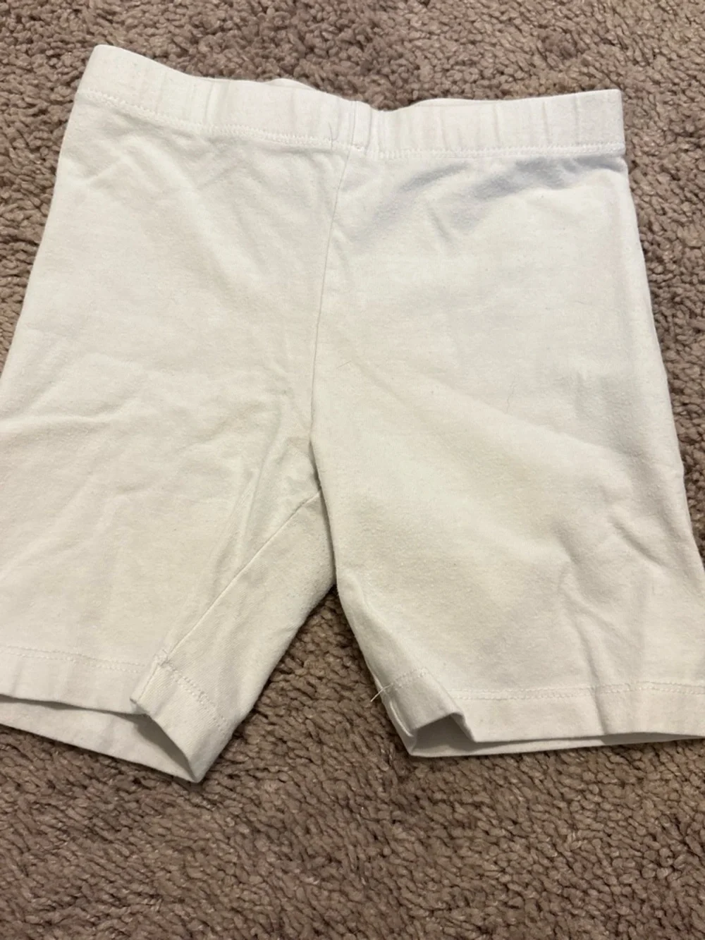 Justice White Girls' Bike Shorts