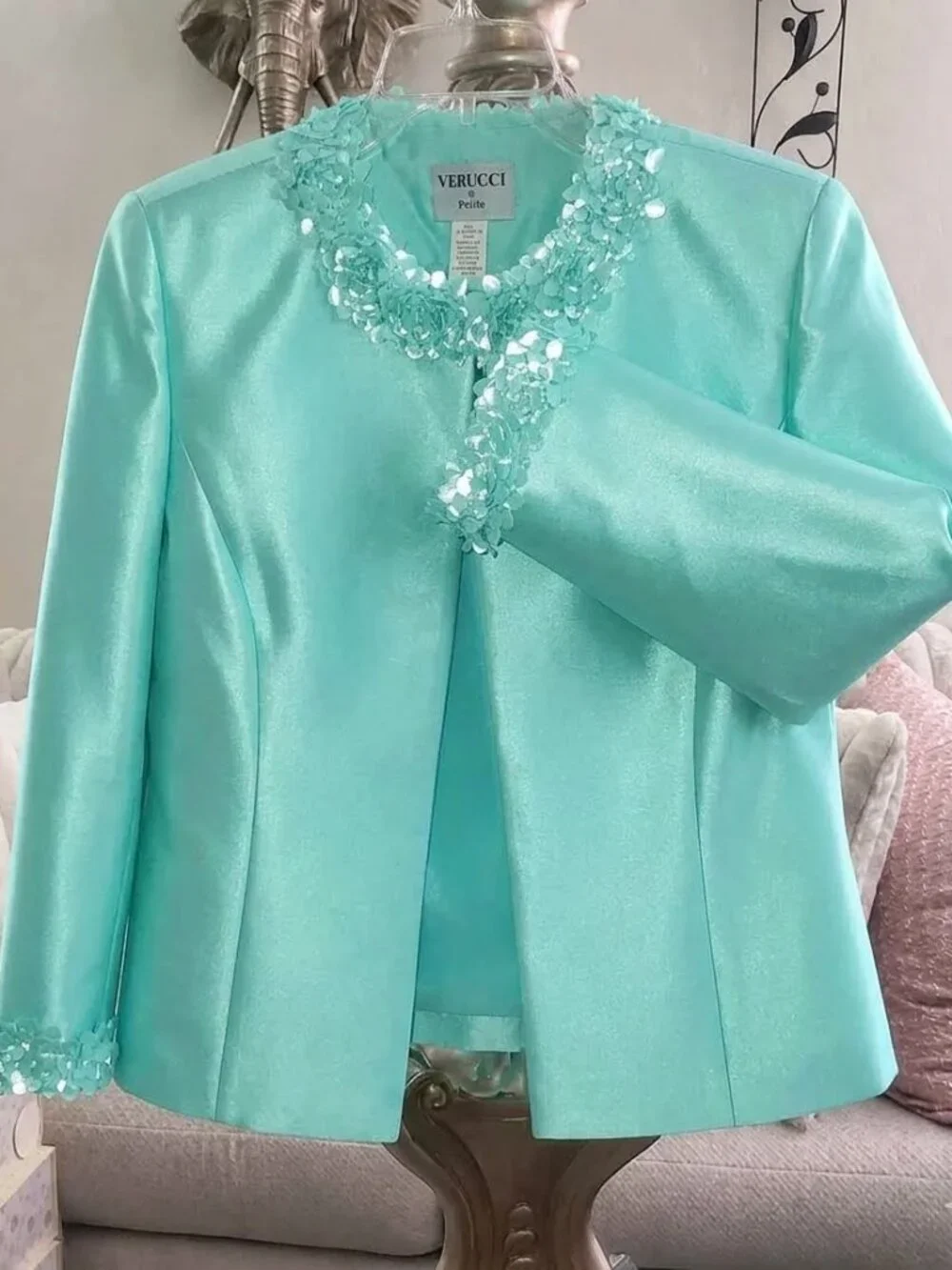 Verucci by Chancelle 3-Piece Aqua Skirt Set priced sell